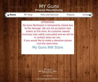 Mygunsnorthwest.com(My Guns Firearms Manufacturing) Screenshot