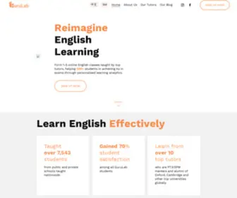 Mygurulab.com(Reimagine English Education) Screenshot