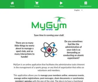MYGYM-Web.ch(MyGym Web) Screenshot