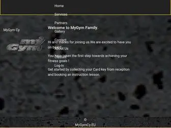 MYGYMCY.eu(Mygym cy) Screenshot