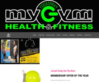 MYGymindia.com(HOME 1 GYM & FITNESS HTML Template) Screenshot