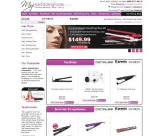 Myhairstylingtools.com(Professional Hair Tools) Screenshot