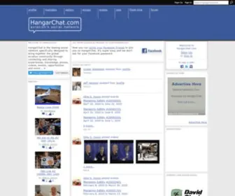 Myhangarchat.com(Aviation's Social Network. Connect with the Aviation Community and Share) Screenshot