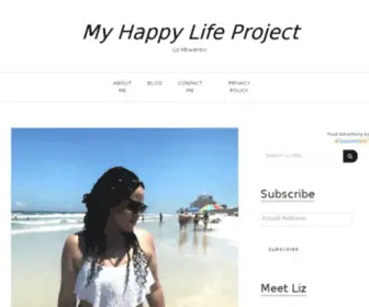 Myhappylifeproject.com(My Happy Life Project) Screenshot