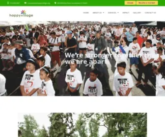 Myhappyvillage.org(We are stronger together) Screenshot