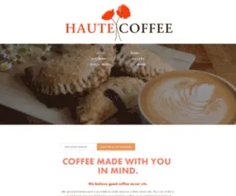 Myhautecoffee.com(Haute Coffee) Screenshot