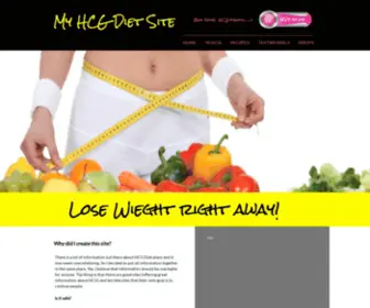 MYHCgdietsite.com(HCG Diet Plan) Screenshot