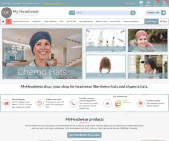 Myheadwear.shop(Chemo hats and alopecia headwear) Screenshot