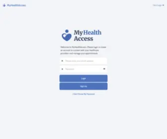 Myhealthaccess.ca(Online Patient Portal) Screenshot