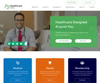 Myhealthcareclinic.com(Private GP London) Screenshot