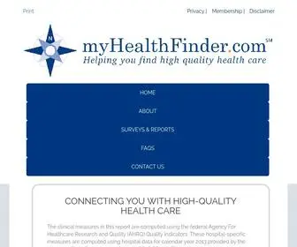 Myhealthfinder.com(NY hospitals) Screenshot