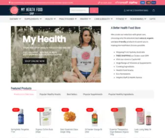 Myhealthfoodshop.com.au(My Health Food Shop) Screenshot