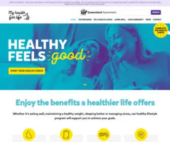 Myhealthforlife.com.au(My health for life) Screenshot