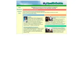 Myhealthguide.com(MyHealthGuide promotes and advan) Screenshot