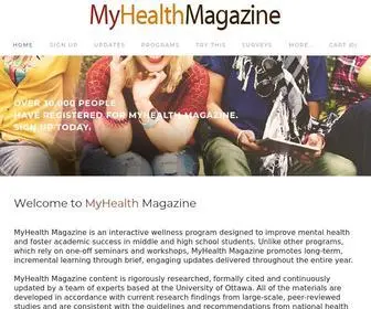 Myhealthmagazine.net(MyHealth Magazine) Screenshot