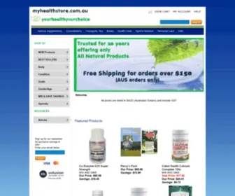 Myhealthstore.com.au(My health store) Screenshot