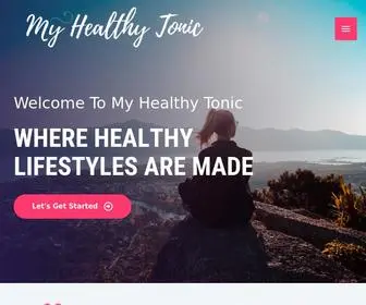 Myhealthytonic.com(My Healthy Tonic) Screenshot