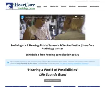 Myhearcare.com(Audiologists & Hearing Aids in Sarasota & Venice) Screenshot