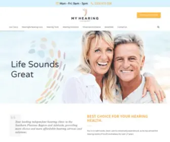 Myhearingcentre.com.au(My Hearing) Screenshot