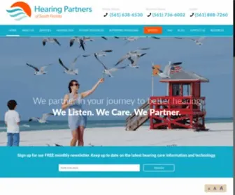 Myhearingpartners.com(Hearing Partners of South Florida) Screenshot