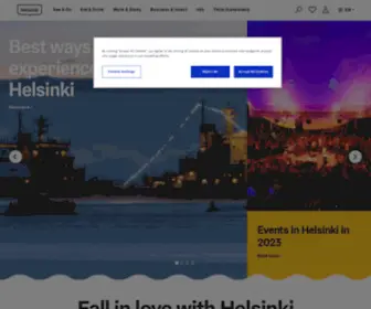 Myhelsinki.fi(Helsinki is a totally unique combination of quirky urbanity and peaceful nature) Screenshot