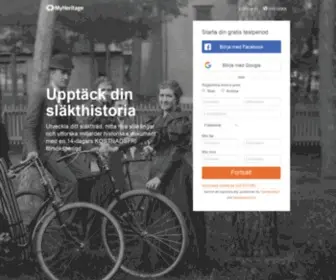 Myheritage.se(Kostnadsfritt släktträd) Screenshot