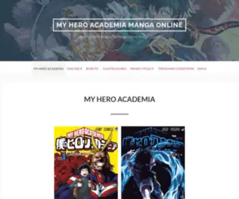 Myheroacademiamanga.net(Read my hero academia) Screenshot