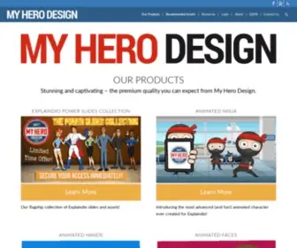 Myherodesign.com(Our collection of professional video assets and more. Stunning and captivating) Screenshot