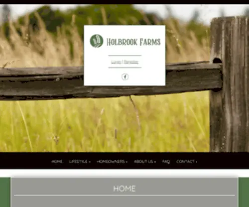 Myholbrookfarms.com(We've got some trouble) Screenshot