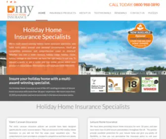 Myholidayhomeinsurance.co.uk(Leisure Home Insurance) Screenshot