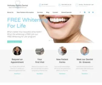 Myholladaydentist.com(Holladay Dentist) Screenshot