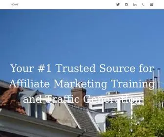 Myhomebizsite.com(Your Trusted Source for Affiliate Marketing Training and Traffic Generation) Screenshot