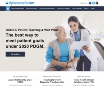 Myhomecarebiz.com(OASISD & PDGM Clinical Best Practices) Screenshot