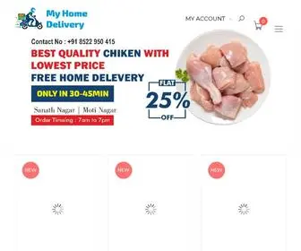 Myhomedeliveryhyd.com(MyHomeDelivery) Screenshot