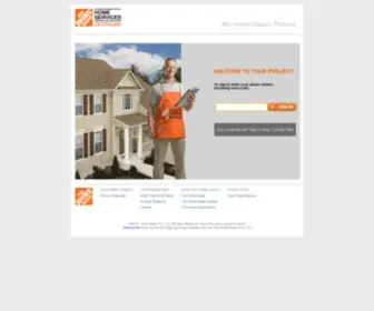 Myhomedepotproject.com(The Home Depot) Screenshot