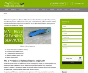 Myhomemattresscleaner.net.au(Mattress Cleaning Melbourne) Screenshot