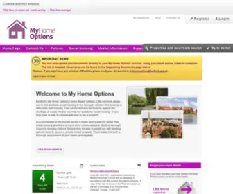 Myhomeoptions.org.uk(Homechoice) Screenshot