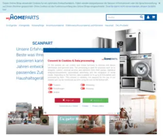 Myhomeparts.de(Der Onlineshop) Screenshot