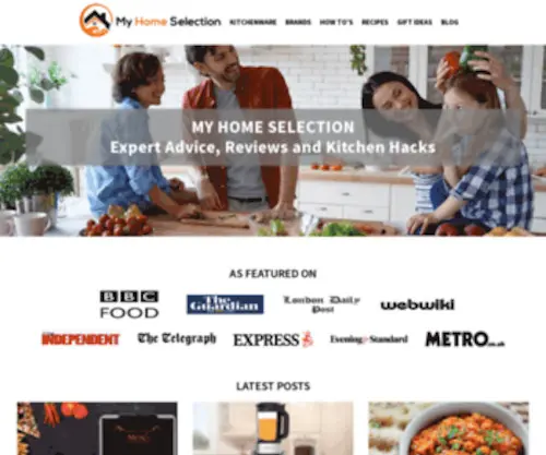Myhomeselection.co.uk(My Home Selection Kitchenware & Cookware Review & Buyer's Guide Site) Screenshot