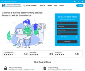 Myhomeworkheroes.com(My Homework Heroes) Screenshot