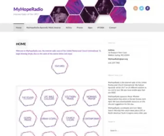 Myhoperadio.com(Internet Radio of the UPCI) Screenshot