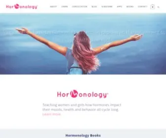 Myhormonology.com(Hormonology by Gabrielle Lichterman) Screenshot