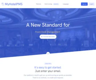 Myhotelpms.com(Hotel PMS Software by MyHotelPMS includes Front Desk System) Screenshot