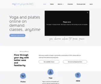 Myhotyogadublin.ie(Online classes) Screenshot