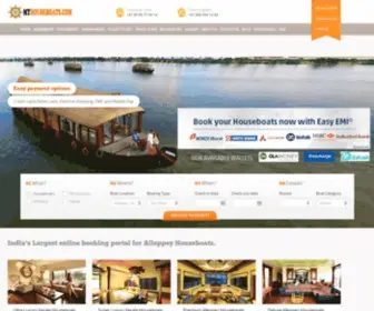 Myhouseboats.com(Alleppey Houseboats Tours) Screenshot
