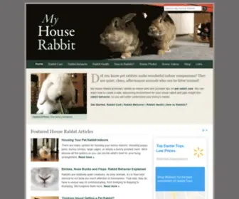 Myhouserabbit.com(House Rabbits) Screenshot