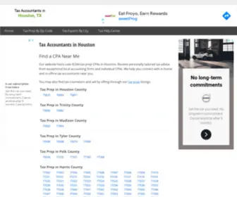 Myhoustontax.com(Find Tax Accountants Near Houston) Screenshot