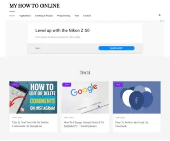 Myhowtoonline.com(My How To Online) Screenshot