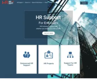 MYHrdept.co.uk(HR Support) Screenshot