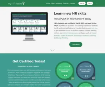 MYHrfuture.com(Learn the HR skills you need for the future. myHRfuture) Screenshot